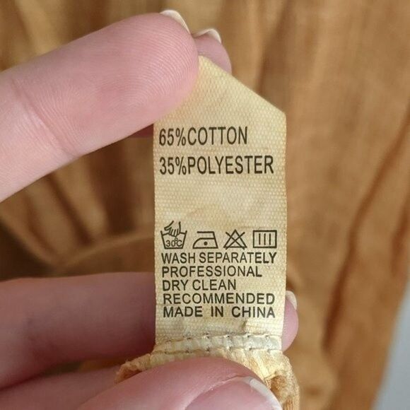 Simply Couture Boho Cotton Blend Dress Sz S - Picture 6 of 6